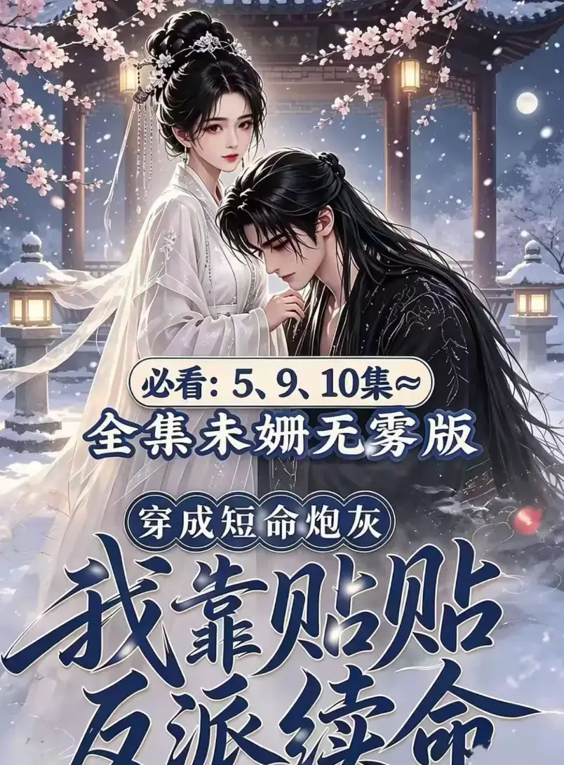 穿成短命炮灰我靠贴贴反派续命AI漫剧全集未删减高清版免费在线观看无广告资源《穿成短命炮灰我靠贴追反派续命》网盘分享超甜爽剧